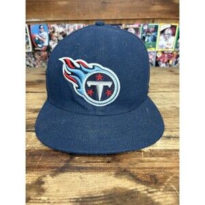Tennessee Titans Hat New Era Size 7 1/4th Fitted Blue 59Fifty NFL Football 5950
